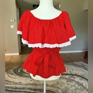 Polka Dots Women’s Top/ Blouse